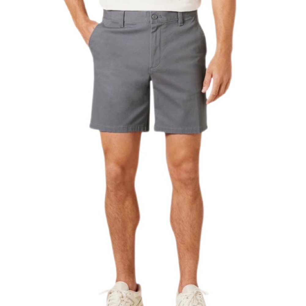 Amazon Essentials Men’s 32 Chino Shorts Gray NWT